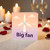 Big Fan Wind Turbine Pun Greeting Card - Funny Love/Anniversary or Just Because Card - Eco-Themed Cute Design, Blank Inside