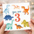 3rd Birthday Card, Cute Dinosaur You Are 3 Card