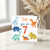 7th Birthday Card, Cute Dinosaur Card for Boy or Girl