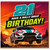 21st Birthday Card, Rally Car Race Theme, Have a Rally Great Birthday