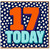 17th Birthday Card, 17 Today Birthday Card