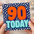 90th Birthday Card