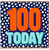 100th Birthday Card, 100 Today Birthday Card