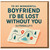 Boyfriend Card - To My Wonderful Boyfriend I'd Be Lost Without You (Literally!) - Funny Love/Anniversary or Valentine's Day Map Design