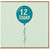 12th Birthday Card, 12 Today Balloon Design