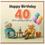 40th Birthday Card, Funny Happy Birthday Card for Him or Her, Sh*t’s Starting to Get Real