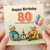 80th Birthday Card for Husband or Wife, Funny Milestone Birthday Card
