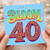 40th Birthday Card Bloom Design