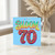 70th Birthday Card Bloom 70 Floral Decorative Card