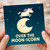 Over the Moon-icorn Unicorn Pun Congratulations Card - Moon and Stars Design - Funny Greeting Card for Kids or Adults