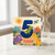 5th Birthday Card for Dinosaur Lover, Cute Dinosaur Today Card