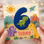 6th Birthday Card, Dinosaur Birthday Card