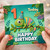 1st Birthday Card, Cute Chameleon Tropical Happy Birthday Card