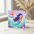 4th Birthday Card, Cute Mermaid 4 Today Card