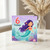 6th Birthday Card, Mermaid Birthday Card