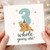 3rd Birthday Card, Cute Puppy Whole Years Old Card