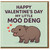 Happy Valentine's Day Card My Little Moo Deng - Cute Animal Love Card for Partner, Boyfriend or Girlfriend - Adorable Illustration