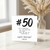 50th Birthday Card, Funny Hashtag Birthday Card