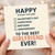 Funny Girlfriend Card - Happy (Please Tick One) Valentine’s Day, Christmas, Birthday or Anniversary - To The Best Girlfriend Ever - Multipurpose Greeting Card with Envelope