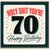 70th Birthday Card, Holy Shit You're 70 Funny Birthday Card