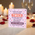 Valentine's Day Card - I Wish We Could Live Our Lives Twice, Find You Sooner, Love You Longer - Romantic Card for Partner, Husband, Wife, Boyfriend or Girlfriend