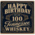 100th Birthday Card, Tennessee Whiskey Vintage Style