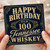 100th Birthday Card, Tennessee Whiskey Vintage Style
