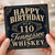 110th Birthday Card, Tennessee Whiskey Style Birthday Card for Him