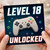 18th Birthday Card, Level 18 Unlocked Gaming Card