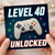 40th Birthday Card for Gamer, Level 40 Unlocked Gaming Card