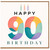 90th Birthday Card, Happy 90 Birthday Card for Him or Her