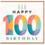 100th Birthday Card, Happy 100 Birthday Card