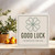 Good Luck Card - I'm Rooting For You - 145mm x 145mm Square - Encouragement for Exams, New Job or Driving Test - Minimal Design -, Includes Kraft Envelope