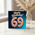 69th Birthday Card, Happy Birthday Balloon Design