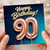 90th Birthday Card, Happy Birthday 90 Balloon Design