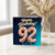 92nd Birthday Card, Happy Birthday 92 Rose Gold Balloon Design