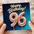 96th Birthday Card, Happy Birthday Balloon Design