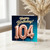 104th Birthday Card, Happy Birthday 104 Card