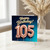 105th Birthday Card, Happy Birthday Balloon Design