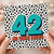 42nd Birthday Card, 42 and F**king Fabulous Card
