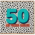 50th Birthday Card, 50 and Fabulous Greeting Card