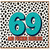 69th Birthday Card, 69 and Fucking Fabulous Birthday Card