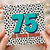 75th Birthday Card, 75 and Fucking Fabulous Card