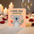 I Love You ..calyptus Koala Pun Card - Cute Animal Love/Anniversary Card for Boyfriend, Girlfriend or Partner - Funny Romantic Eucalyptus Design