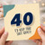 40th Birthday Card Funny Humorous 40 Card I’d Keep That Shit Quiet