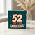 52nd Birthday Card, and F*ing Fabulous Card