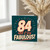 84th Birthday Card, And F*ing Fabulous Retro Funny Birthday Card