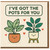 I've Got The Pots For You - Funny Plant Pun Love/Anniversary Card, Cute Houseplant Illustration, Romantic Card for Partner or Valentine, Blank Inside with Envelope