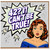 42nd Birthday Card, Retro Comic Style Surprise Card