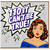 110th Birthday Card, It Can't Be True Pop Art Card